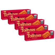 Biscoitos Tostines Caramelizado Kit 5 Pacotes de 150g Biscoitos Tostines Caramelizado Kit 5 Pacotes de 150g