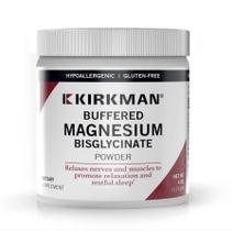 Bisglicinato de magnésio em pó Kirkman tamponado 120mL Bisglicinato de magnésio em pó Kirkman tamponado 120mL