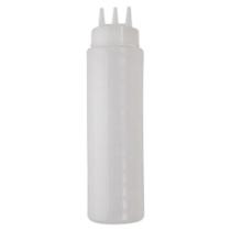 Bisnaga 3 Pontas Clink Para Molhos Condimento 650Ml Branco