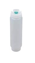 Bisnaga 946 ml (32 Oz) FIFO Bootle Canadá Original Bico NSF Com Válvula Removível VERDE Para Molhos e Caldas de Consistência LÍQUIDA Bisnaga 946 ml (32 Oz) FIFO Bootle Canadá Original Bico NSF Com Válvula Removível VERDE Para Molhos e Caldas de Consistência LÍQUIDA