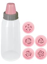 Bisnaga Bico Russo Acompanha 5 Bicos Decorador Bolos e Doces Bisnaga Bico Russo Acompanha 5 Bicos Decorador Bolos e Doces