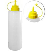 Bisnaga De Plastico Profissional Lisa Para Mostarda 1L - PLASDURAN Bisnaga De Plastico Profissional Lisa Para Mostarda 1L - PLASDURAN