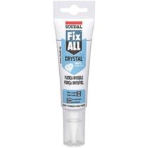 Bisnaga Fix All Crystal Fixa Tudo Transparente 125ml - 132218 - SOUDAL BRASIL Bisnaga Fix All Crystal Fixa Tudo Transparente 125ml - 132218 - SOUDAL BRASIL