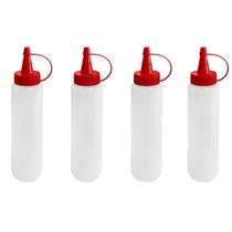 Bisnaga Flex Profissional 400ml Molhos Hamburgueria Kit 4 Unidades Bisnaga Flex Profissional 400ml Molhos Hamburgueria Kit 4 Unidades