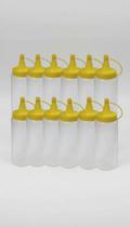 Bisnaga para Molho 200ml Amarela 12 Unidades