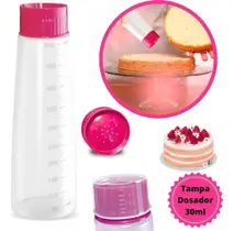 Bisnaga Regador Para Molhar E Umedecer Massa De Bolos 500ml