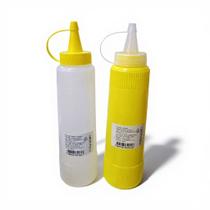 Bisnaga Squeeze Amarela 400ml para Molhos e Condimentos Dispenser Plástico Bisnaga Squeeze Amarela 400ml para Molhos e Condimentos Dispenser Plástico