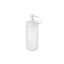 Bisnaga Transparente Tubo Bico Fino Plastico 380ml