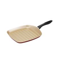 Bistequeira 26 Cm Cereja com Dourado Linha Premium J4TECH Alumínio Antiaderente Teflon Ultra Resistente Bistequeira 26 Cm Cereja com Dourado Linha Premium J4TECH Alumínio Antiaderente Teflon Ultra Resistente