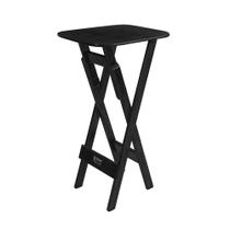 Bistrô 54x44cm Dobrável Madeira Bares Restaurantes Lanchonete Preto / Liso Bistrô 54x44cm Dobrável Madeira Bares Restaurantes Lanchonete Preto / Liso