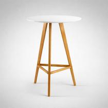 Bistrô com Tampo de Vidro 70 x 70 - Uppsala - Gold Salas