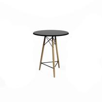 Bistrô Eames Barcelona Tampo Preto 60 cm