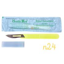 Bisturi descartável Health Med em Aço Carbono Bisturi descartável Health Med em Aço Carbono