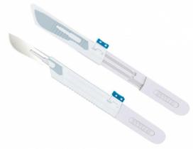 Bisturi Descartável Stylle nº20 com Trava de Proteção de Lâmina Bisturi Descartável Stylle nº20 com Trava de Proteção de Lâmina