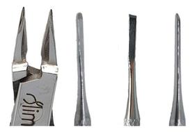 Bisturi P/ Podólogo Kit C/ 4pçs-206,208,254a E Alicate Corte unha encravada manicure bisturi estilete goiva micro nuclear