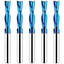 Bit de roteador EANOSIC Downcut Spiral 5 unidades, 6,35 mm, haste 6,35 mm