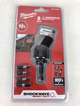 Bit Holder Milwaukee 48-32-2300 6 peças com articulação giratória de 30 graus Bit Holder Milwaukee 48-32-2300 6 peças com articulação giratória de 30 graus
