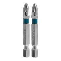 Bit Para Parafusadeira PZ2 50mm Aço 2 Peças Gross Bit Para Parafusadeira PZ2 50mm Aço 2 Peças Gross