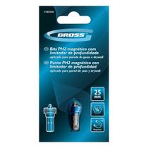 Bit Phillips Ph2 Imantado Com Limitador 25mm Aço S2 Rápido Bit Phillips Ph2 Imantado Com Limitador 25mm Aço S2 Rápido