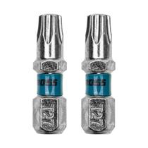 Bit Torx T27 25mm Aço Rápido 2 Pçs Gross Magnético