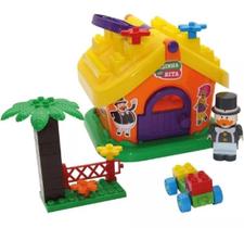 Bita Casinha Divertida Bita C/ Blocos - Monte Líbano