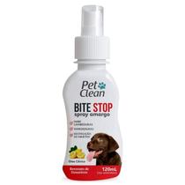 Bite Stop Pet Clean Spray Amargo Adestrador Anti lambida, Mordedura e Destruição de Objetos - 120 ml Bite Stop Pet Clean Spray Amargo Adestrador Anti lambida, Mordedura e Destruição de Objetos - 120 ml