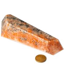 Biterminado Calcita Laranja Sextavado 14 a 15cm Tipo B Biterminado Calcita Laranja Sextavado 14 a 15cm Tipo B