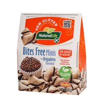 Bites Free Minis Sabor Brigadeiro Sem Glúten Vegano 70g - NaturalLife