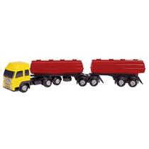 Bitrem Caminhão Carreta Brinquedo Infantil Basculante Promo!