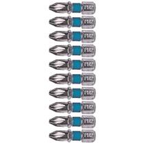 Bits Curto Phillips 1/4 POL 25 mm PH2 com 10 Peças GROSS