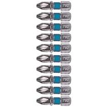 Bits Curto Phillips 1/4 POL 25 mm PH2 com 10 Peças GROSS