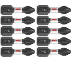 Bits de Chave de Fenda Bosch ITPH2115 Phillips 2 Pacote com 15