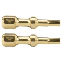 Bits de Torção Allen Hexagonal 3,0 30mm Makita Impact Gold B-42335 com 2 Bits