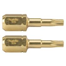 Bits de Torção Torx T10 25mm Makita Impact Gold B-28391 com 2 Bits