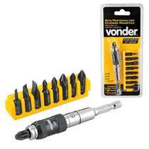 Bits E Ponteiras Com Extensão Magnética 10 Peças Vonder Bits E Ponteiras Com Extensão Magnética 10 Peças Vonder