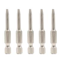 Bits Fenda de 6mm x 50mm com 5 Unidades - SATA-ST59317 Bits Fenda de 6mm x 50mm com 5 Unidades - SATA-ST59317