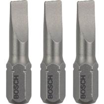 Bits Fenda Extra Hard S0,8x5,6 25mm 3 Unidades - 2607001461000 - BOSCH