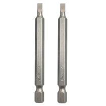 Bits fenda SL4 x 75 mm encaixe 1/4" com 2 peças - 1169455 Bits fenda SL4 x 75 mm encaixe 1/4" com 2 peças - 1169455