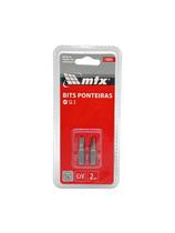 Bits fenda sl5, cromo vanadio, 25mm, 2pcs // mtx Bits fenda sl5, cromo vanadio, 25mm, 2pcs // mtx