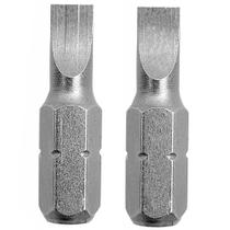Bits fenda SL5 x 25 mm encaixe 1/4" com 2 peças - 1168855 Bits fenda SL5 x 25 mm encaixe 1/4" com 2 peças - 1168855