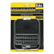 Bits P/Parafusadeira JG C/31 PÇS C.Plastica 8ZP EDA