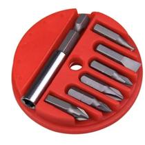 Bits para Parafusadeira Jogo Com 7 Peças + Extensor