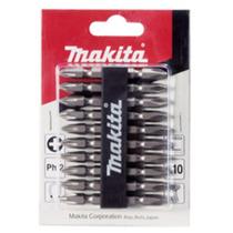 Bits Philips Ph2 x 65 mm Ponta Dupla 10 Un D-34366 Makita Bits Philips Ph2 x 65 mm Ponta Dupla 10 Un D-34366 Makita