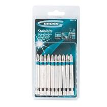 Bits Phillips 1/4 Pol, 70mm Ponta 1/4 Pol, Ph2 Aco S2 10 pcs Gross