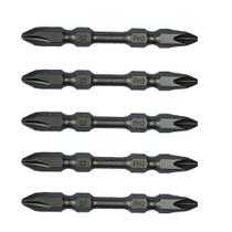 Bits Phillips 65mm PH2 Imantado Ponta Dupla de Impacto 5 Peças Webkits