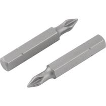 Bits Phillips com Encaixe de 1/4" e Ponta nº 2 de 1/4" x 38mm com 2 peças - 3539202038 - VONDER Bits Phillips com Encaixe de 1/4" e Ponta nº 2 de 1/4" x 38mm com 2 peças - 3539202038 - VONDER