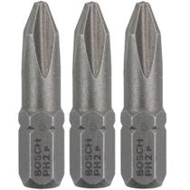Bits Phillips Extra Hard PH2 25mm 3 Unidades - 2607001511000 - BOSCH