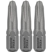 Bits Phillips Extra Hard PH3 25mm 3 Unidades - 2607001515000 - BOSCH
