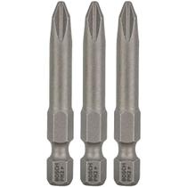 Bits phillips longo de parafusar Ph2 50 mm 3 unids