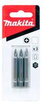 Bits Phillips PH1 50mm com 3 Peças - Makita B-25214 Bits Phillips PH1 50mm com 3 Peças - Makita B-25214